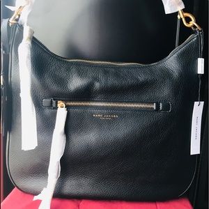 Marc Jacobs Recruit Leather Hobo Black